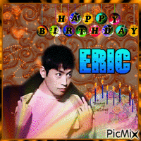 Happy Birthday Eric Shinhwa Leader - Бесплатный анимированный гифка