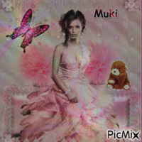 Muki pour toi pour te remercier de ton amitie et de ta gentillesse ♥♥♥ GIF animé