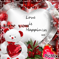 LOVE IS HAPINESS