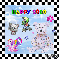 Happy 2000! animerad GIF