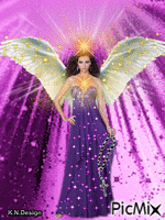 Angel of The Violet Order geanimeerde GIF