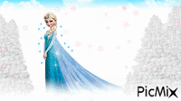 la reine des neige - Gratis animerad GIF