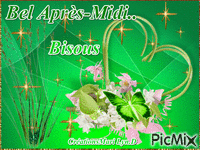 BEL APRES MIDI ..FOND GREEN MARI LYN.D
