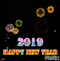happy New Year - 無料のアニメーション GIF
