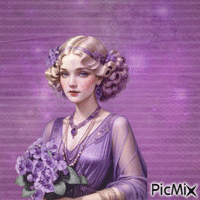 Beautiful purple - GIF animé gratuit