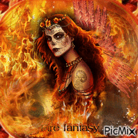 fire fantasy fee - Безплатен анимиран GIF