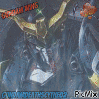 The Gundam Deathscythe анимиран GIF