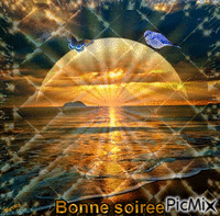 Bonne soiree - Δωρεάν κινούμενο GIF