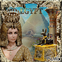 Ägyptische Pharaonin - Gratis animeret GIF