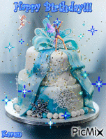 Birthday Cake - GIF animado grátis