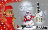 MY CHRISTMAS WITH SNOW - Ingyenes animált GIF