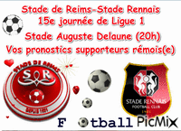 Stade de Reims-Stade Rennais - GIF animate gratis