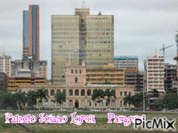 Palácio Solano Lopes - Paraguai - Gratis animeret GIF