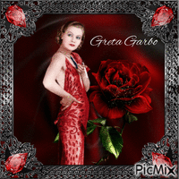 Greta Garbo анимиран GIF