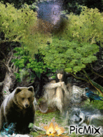 l'ours анимиран GIF