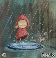pluie 1 - GIF animado gratis