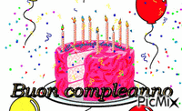 buon compleanno - Animovaný GIF zadarmo