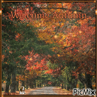 Welcome Autumn - GIF animasi gratis