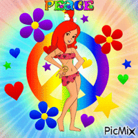 Pebbles Peace анимированный гифка
