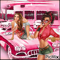 Pink Cadillac- Concurso - Бесплатный анимированный гифка