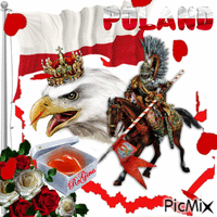 Kocham Cię Polsko! animowany gif