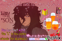 My son he is sick he is an alcoholic アニメーションGIF