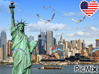 I LOVE THE USA! - Gratis geanimeerde GIF