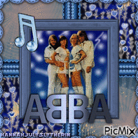 ♦♠♦ABBA in Blue♦♠♦ - GIF animate gratis