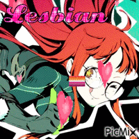 futaba sakura lesbian pride - Бесплатный анимированный гифка