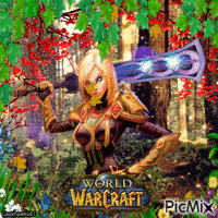 World of Warcraft - ELF - GIF animado gratis