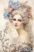 Portrait, Pastel, Vintage - Darmowy animowany GIF