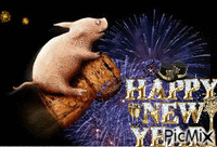 Alles Gute zum Neuen Jahr! GIF animasi