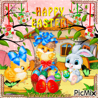 Happy Easter to you animerad GIF