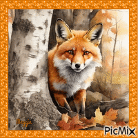 hello mr. fox animovaný GIF