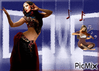 Belle danseuse - GIF animado grátis