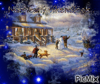 krásny zimný víkend - Ingyenes animált GIF