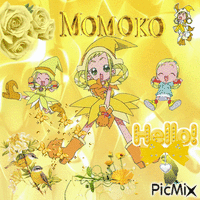 Momoko Asuka Ojamajo Doremi - Ingyenes animált GIF