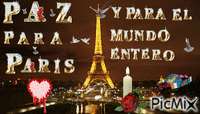 PAZ PARA PARIS - Gratis animeret GIF