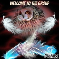 welcome to the group GIF animata
