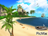 praia - Free animated GIF