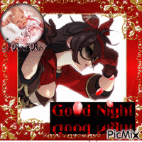 Amber Genshin Impact good night - Ücretsiz animasyonlu GIF