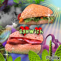 sanwich lovecore - GIF animé gratuit