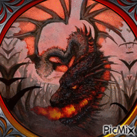 FIRE BREATHING DRAGON Animated GIF