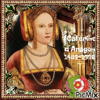 Catherine d'Aragon geanimeerde GIF