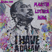 Martin Luther King par BBM geanimeerde GIF