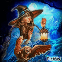 witch animovaný GIF