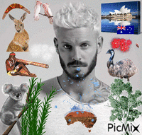 Fête Nationale Australie 2023 "Matt Pokora" анимиран GIF