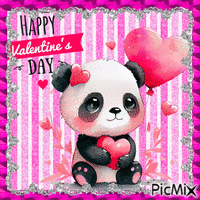 Happy Valentine's Day  Teddy - GIF animado grátis