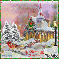 Christmas Picture - Besplatni animirani GIF