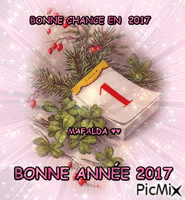BONNE ANNÉE 2017 - Bezmaksas animēts GIF